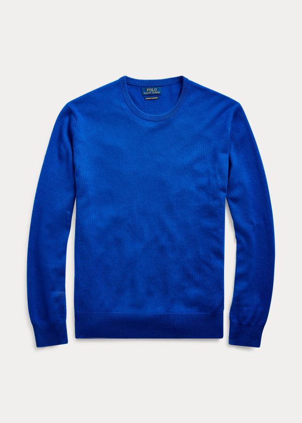 Polo Ralph Lauren Washable Cashmere Striktrøje Herre Danmark (XJQKD9807)